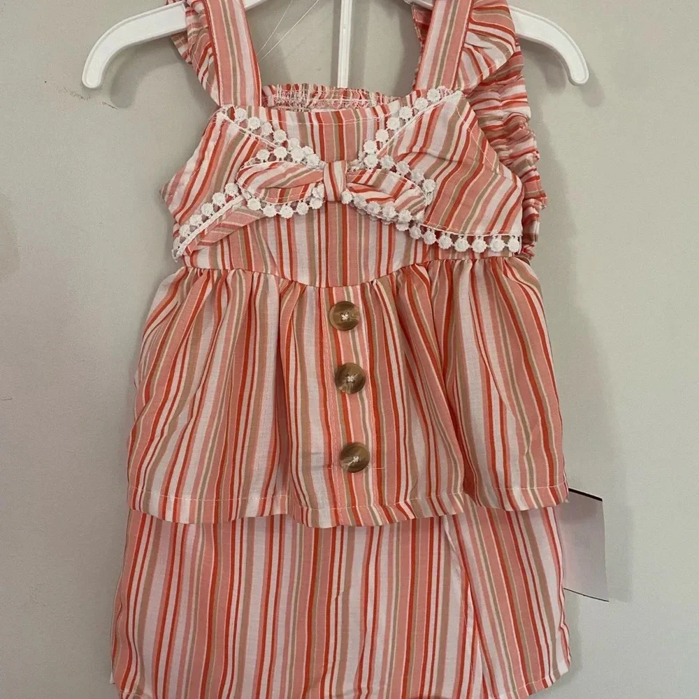 NWT Little Lass Outfit and Headband